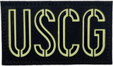 Laser Cut - Dual Infrared IR and Glow in The Dark - USCG - Tactical Morale Patch