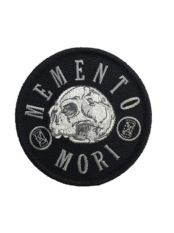 "Memento Mori - Remember Death" Embroidered Morale Patch - F-Bomb Morale Gear