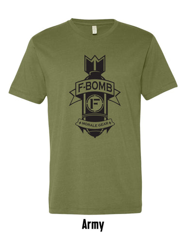 F-Bomb Morale Gear Logo Short Sleeve T-Shirt - F-Bomb Morale Gear