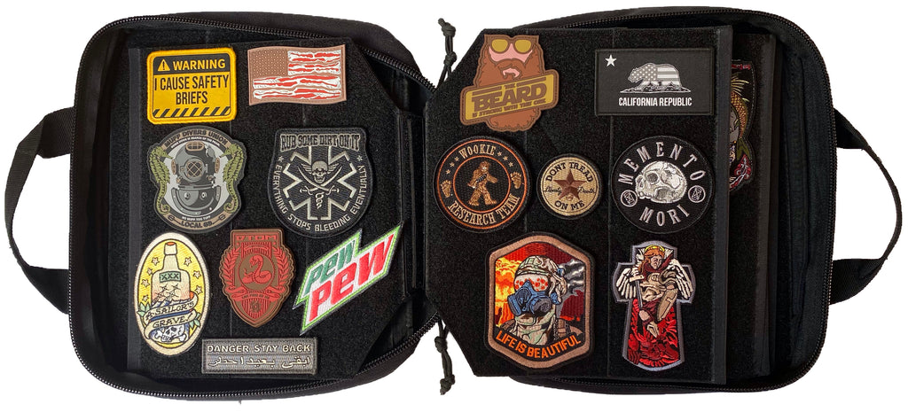Morale Patch Book with Removable Hook and Loop Pages – F-Bomb Morale Gear