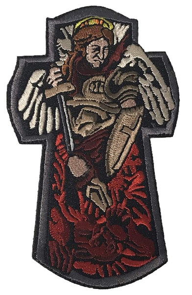 "St. Michael The Archangel"  Embroidered Morale Patch