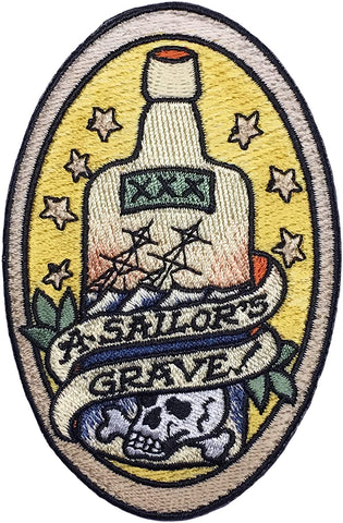 "A Sailors Grave" Embroidered Morale Patch