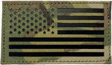 Laser Cut - Infrared IR American Flag in Multicam