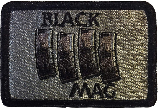 "Black Mag" Embroidered Morale Patch - F-Bomb Morale Gear