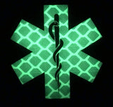 Dual Reflective / Glow In The Dark “Star of Life” Morale Patch