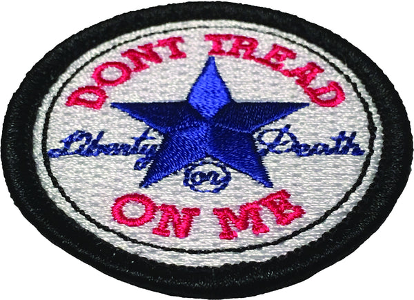 Don't Tread On Me Round Morale Patch w/Velcro Hook