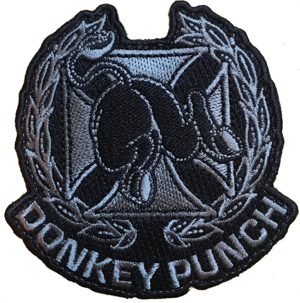 "Donkey Punch" Embroidered Morale Patch - F-Bomb Morale Gear