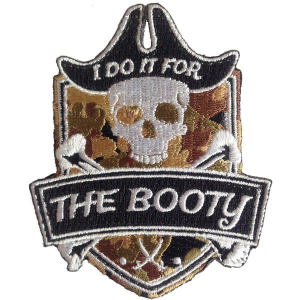 "For The Booty" Embroidered Morale Patch - F-Bomb Morale Gear