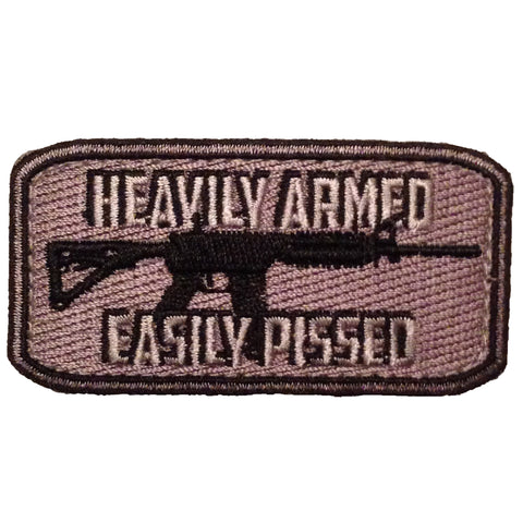 "Heavily Armed - Easily Pissed" Morale Patch - F-Bomb Morale Gear