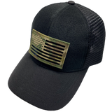 Morale Patch Snap Back Tactical Trucker Hat - Full Loop Front Panels