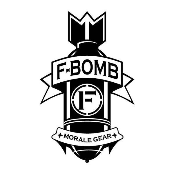 F-Bomb Die-Cut Vinyl Decal - F-Bomb Morale Gear