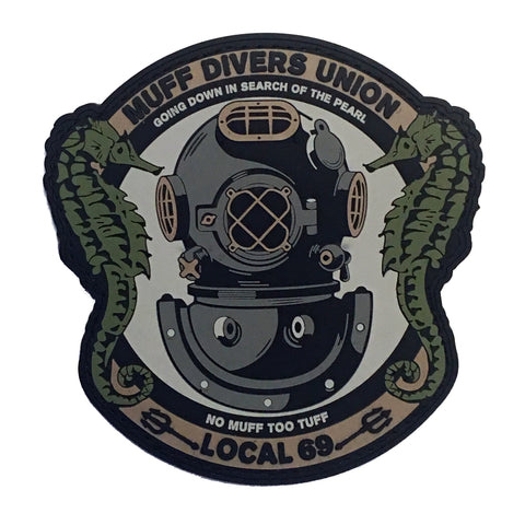 "Muff Divers Union" PVC Morale Patch - F-Bomb Morale Gear