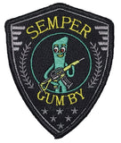 "Semper Gumby" - Always Flexable Tactical Embroidered Morale Patch - F-Bomb Morale Gear