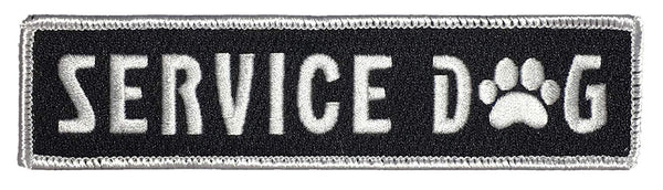 "Service Dog" Embroidered Vest Patch - 2 Pack - F-Bomb Morale Gear