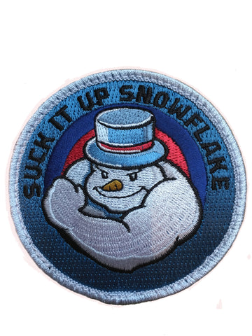 "Suck It Up Snowflake" Embroidered Morale Patch - F-Bomb Morale Gear