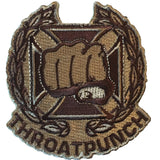 "Throat Punch" Embroidered Morale Patch - F-Bomb Morale Gear
