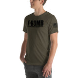 F-Bomb Morale Gear - Black Logo - Short-Sleeve T-Shirt - F-Bomb Morale Gear