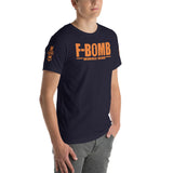 F-Bomb Morale Gear - Orange Logo - Short-Sleeve T-Shirt - F-Bomb Morale Gear